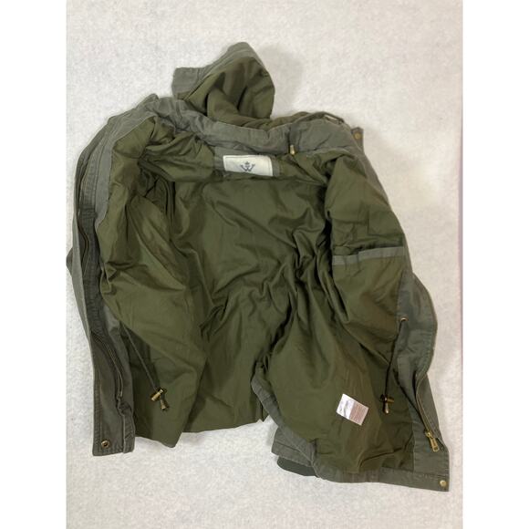 Wenven Women’s Large Utility Jacket 100% Cotton w/ Removeable Hood - Picture 5 of 6